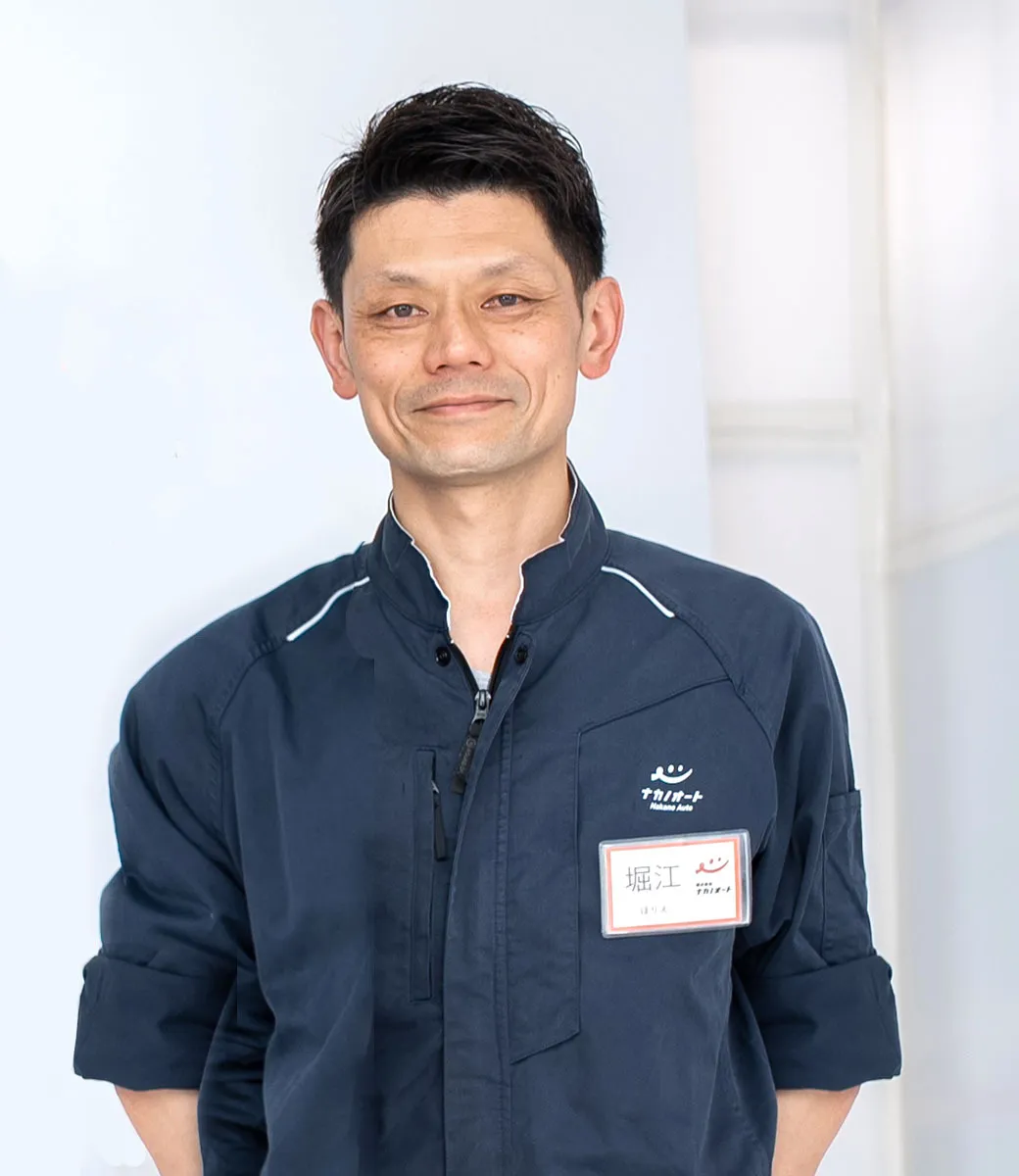 整備士 入社24年目 堀江さん